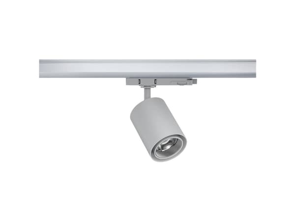 Paulmann Kratos, Spotlight på skinne, 1 ampuller, LED, 3000 K, Sølv