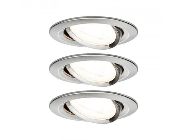 Paulmann 934.29, Indbygget lysplade, GU10, 3 pære(r ), LED, 2700 K, Hvid