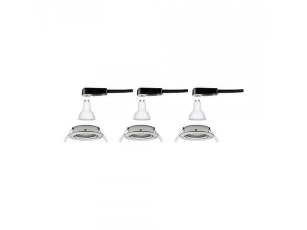 Paulmann 934.29, Indbygget lysplade, GU10, 3 pære(r ), LED, 2700 K, Hvid