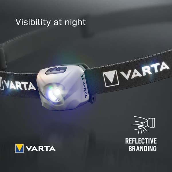 Varta Outdoor Sports Ultrakevyt H30R Otsalamppu 300 lm Valkoinen