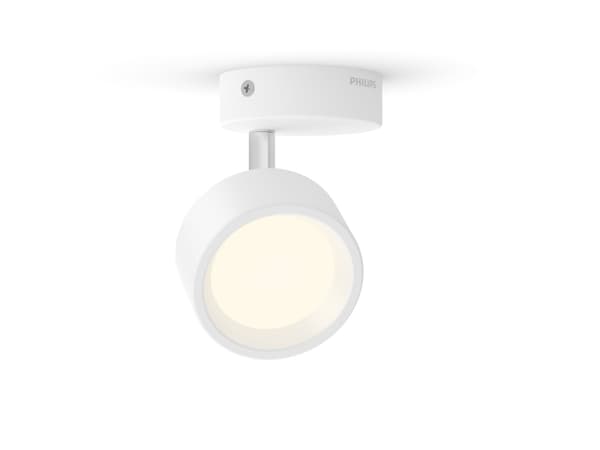 Philips Bracia-spotlys til tak/vegg, Overflateegnet, LED, 2700 K, 550 lm, 220 - 240 V, Hvit Hvit
