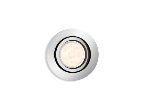 Philips myLiving Donegal infälld lampa, Nedtryckbar spotlight, GU10, 1 lampor, LED, 220-240 V, Krom