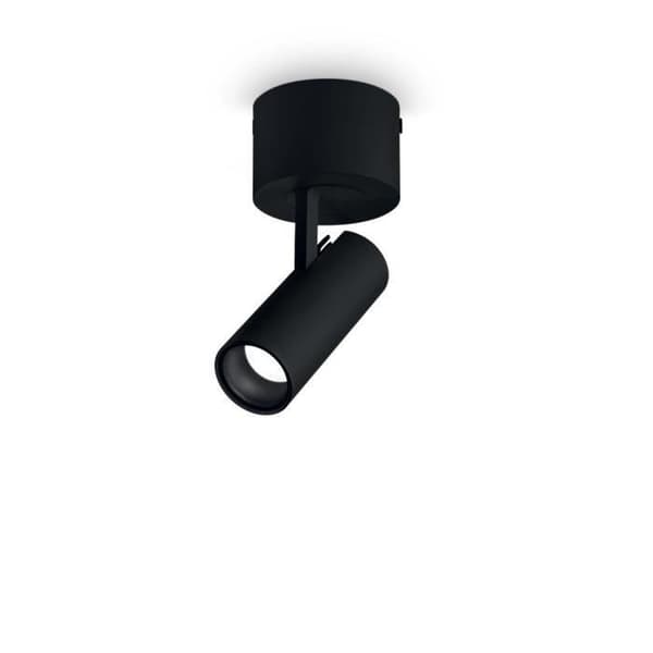 Dekorativ utanpåliggande LED-spotlight Svart Svart, 3000K