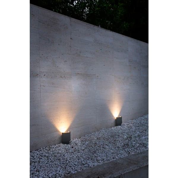 NOBORU LED spotlight - Mörkgrå - 70576 - Bredd 147 mm - Höjd 180 mm - Vikt 2,00 kg