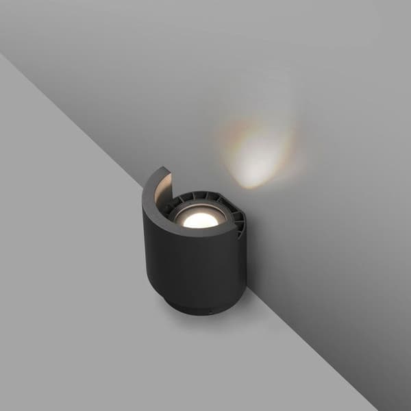 NOBORU LED spotlight - Mörkgrå - 70576 - Bredd 147 mm - Höjd 180 mm - Vikt 2,00 kg