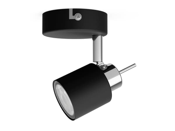 Philips Meranti tak/väggspotlight, Utanpåliggande spotlight, GU10, 1 lampor, 220240 V, Svart