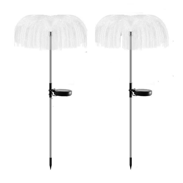 INF 2-Pack solar fyrverkeri lys, hage lys for terrasse gårdsplass plen jul