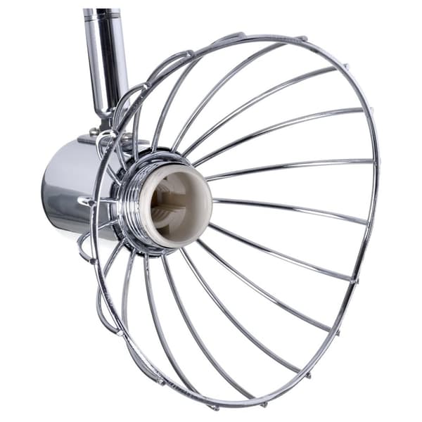 Activejet GIZEL vägglampa för enkeltak i krom E14 spotlight för vardagsrum