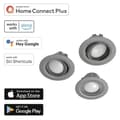 Miniatyrbild 2 av 2: WIFI LED INfälld SPOTLIGHT, 5W, KOMM. VOC.-APP, SETTING, 3 P., S-NICK H
