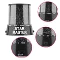 Miniatyrbild 4 av 4: Starry Sky Night Light LED-lampa Färgglad projektor
