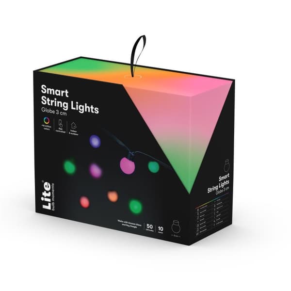 Lite bulb moments Smart Light Chain - Globe 3 cm