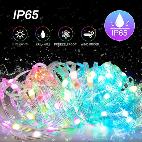 LED String Lights För Juldekoration 10M - Flerfärgad