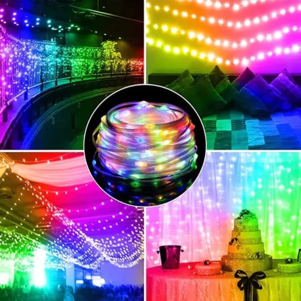 LED String Lights För Juldekoration 10M - Flerfärgad