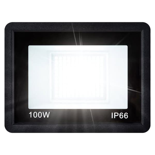 LED-projektor - MÄRKE - 5 x 100W - 7000lm - Vattentät IP66 - Kallvit