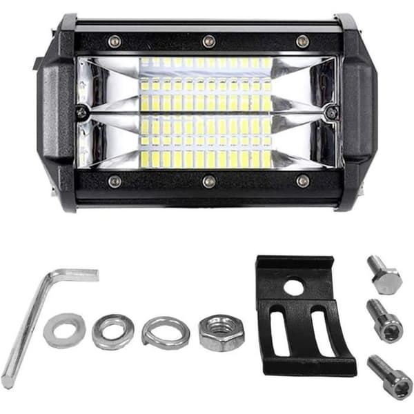 YUENFONG 2-pack 72W LED-arbetsljus Vattentät IP67 5400LM Spotlight för SUV Truck UTV