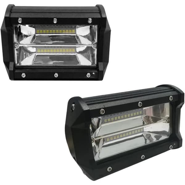 YUENFONG 2-pack 72W LED-arbetsljus Vattentät IP67 5400LM Spotlight för SUV Truck UTV
