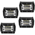 Miniatyrbild 1 av 3: YUENFONG 4-pack 72W LED-arbetsljus, IP67 vattentät, 5400LM, för SUV, lastbil, UTV