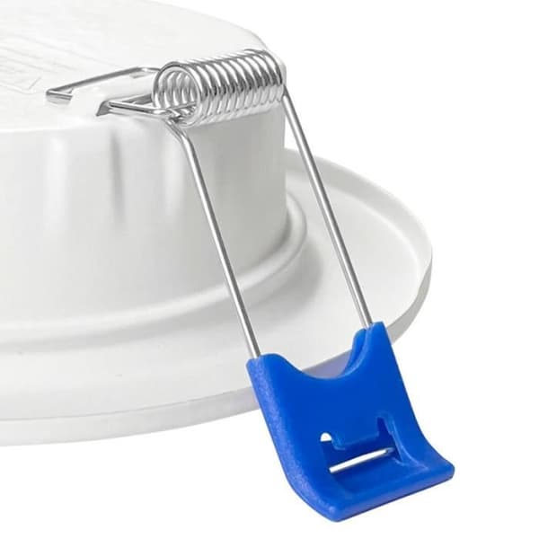 YUENFONG Paket med 20 5W LED-infälld spotlight, extra platt rund infälld spotlight-taklampa för vardagsrum, sovrum och kök, kall vit