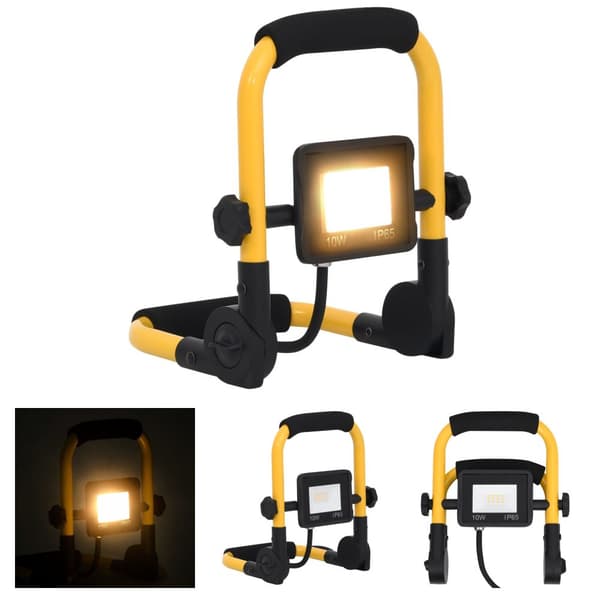 The Living Store LED-valonheitin kahvalla 10 W -  Valonheittimet & kohdevalaisimet