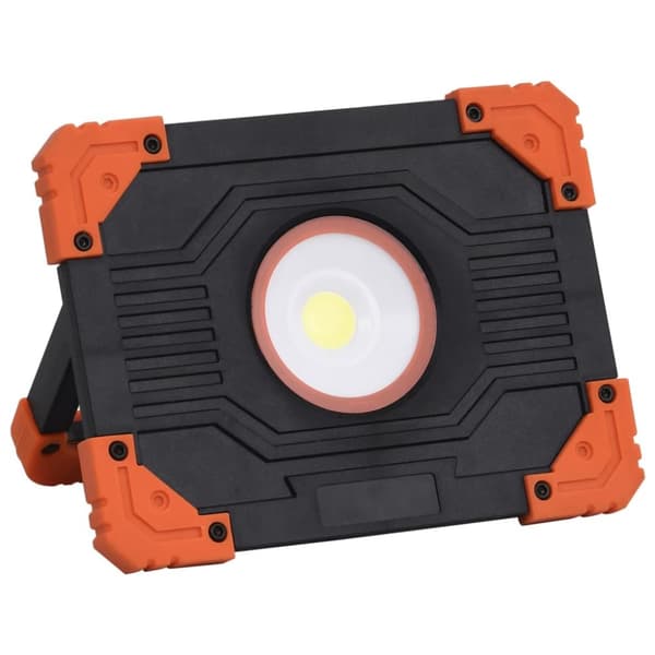 The Living Store Kannettava LED-valonheitin ABS 10 W kylmä valkoinen -  Valonheittimet & kohdevalaisimet