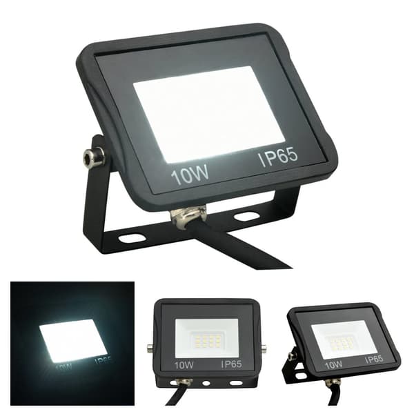The Living Store LED-projektør 10 W kold hvid -  Projektør- & spotlamper