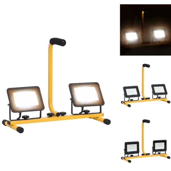 Valonheittimet & kohdevalaisimet - Living LED-valonheitin kahvalla 2x30 W lämmin valkoinen