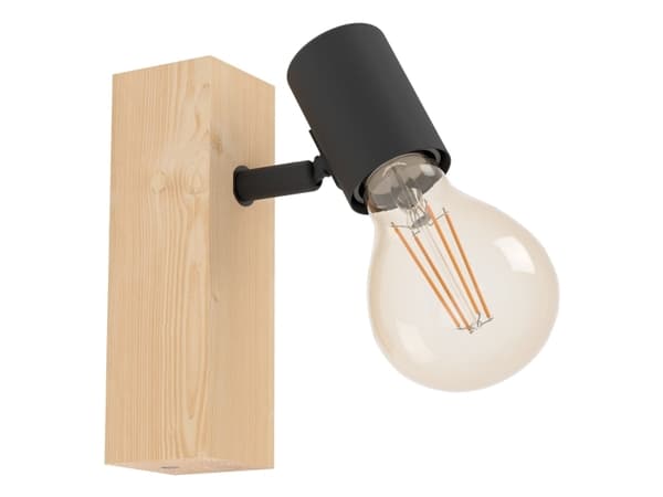 EGLO TOWNSHEND 3, Surfaced, 1 bulb(s), E27, IP20, Black, Brown