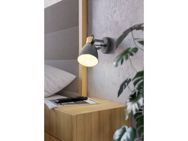 EGLO COSWARTH SPOT E27 ANTRACIT/TRÆ FSC