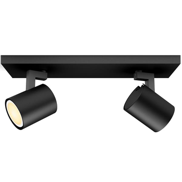 Philips Hue Runner White Ambiance 2 spot 800 lm - Svart