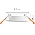 Miniatyrbild 3 av 7: Philips Hue Slim Downlight S 90mm 1-pack - Vit