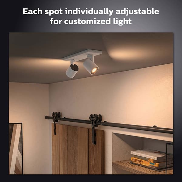 Philips Hue Runner White Ambiance 2 spot 800 lm - Vit