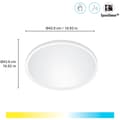 Miniatyrbild 3 av 8: Wiz WiFi SuperSlim Plafond Ø430 22W 2450lm Varm-kallvit