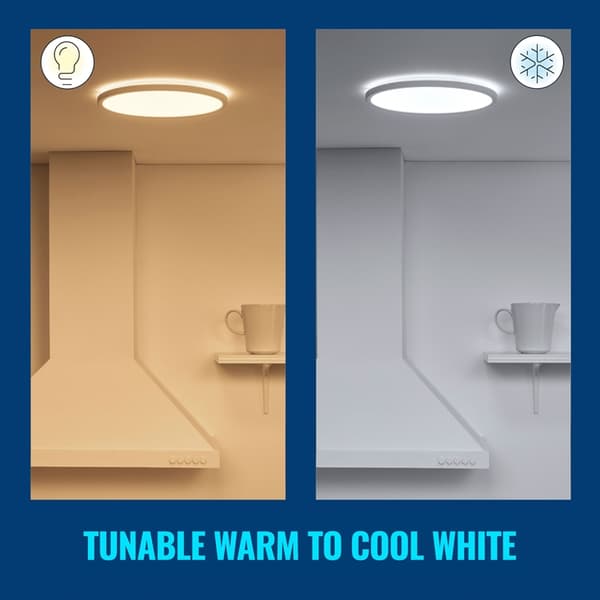 Wiz WiFi SuperSlim Plafond Ø430 22W 2450lm Varm-kallvit