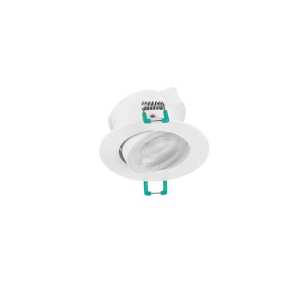 YOURHOME integrerad LED-infälld spotlight 500lm vit IP65 3000K 830 paket med 3 - SYLVANIA - 90022