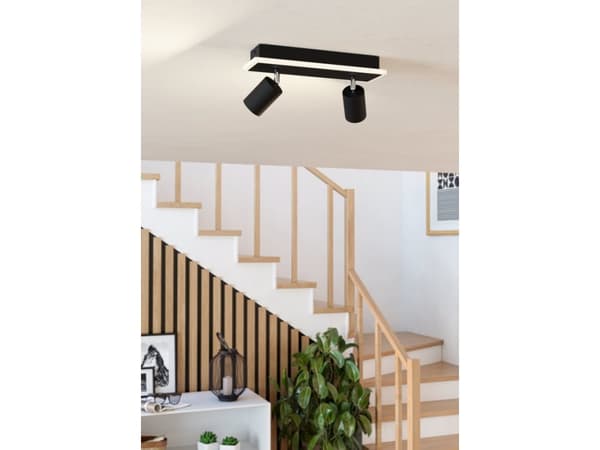 EGLO RIMBOCCHI 1 SPOTSKINNE L340 12W 1500LM SORT