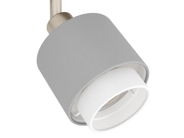 EGLO BELLIZZI SPOTSKINNE L310 2XE14 BS/GRÅ/HVID