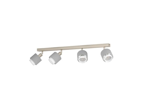 EGLO BELLIZZI SPOTSKINNE L750 4XE14 BS/GRÅ/HVID