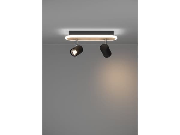EGLO RIMBOCCHI SPOTSKINNE L340 12W 1500LM TRÆ/SORT
