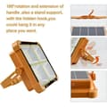 Miniatyrbild 3 av 6: 100W uppladdningsbar LED-strålkastare 3000LM, bärbar lykta arbetslampa med solpanel, 3500mAh USB uppladdningsbar lampa