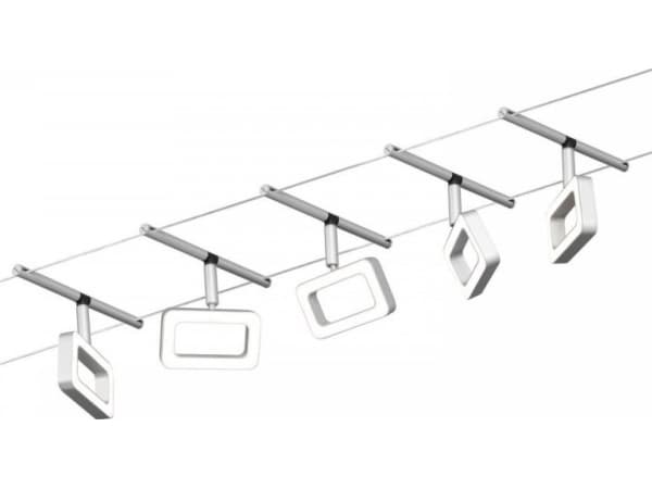 Paulmann 94481, Skena för spotlight, Glödlampan/-lamporna kan inte bytas ut, 1 lampor, LED, 4,8 W, 3000 K Krom