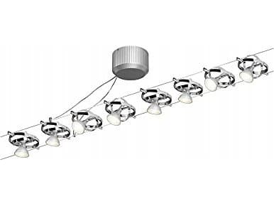 Paulmann Cardan, Utanpåliggande spotlight, GU5.3, 80 W, 230 V, Krom