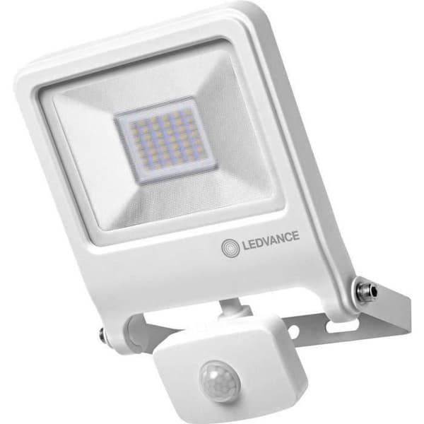 Utomhus LED-projektor - LEDVANCE - Endura Flood 30W - Närvarodetektor - Vit