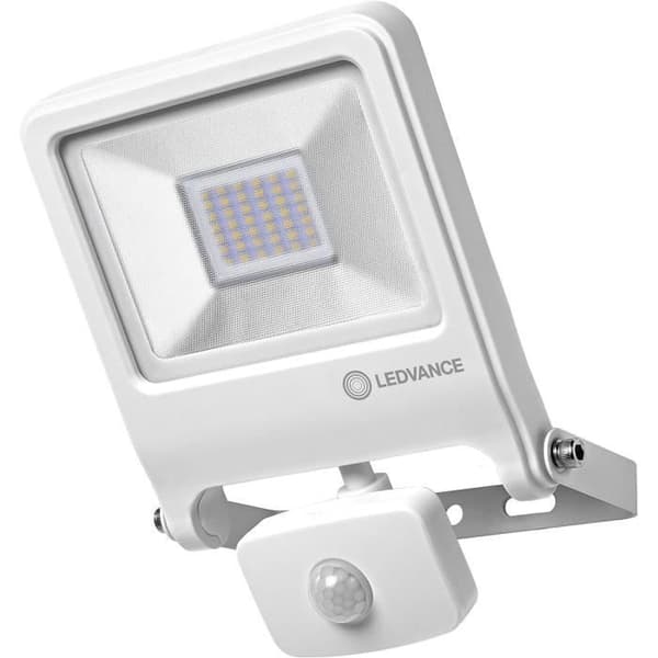 Utomhus LED-projektor - LEDVANCE - Endura Flood 30W - Närvarodetektor - Vit