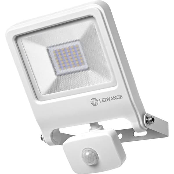 Utomhus LED-projektor - LEDVANCE - Endura Flood 30W - Närvarodetektor - Vit