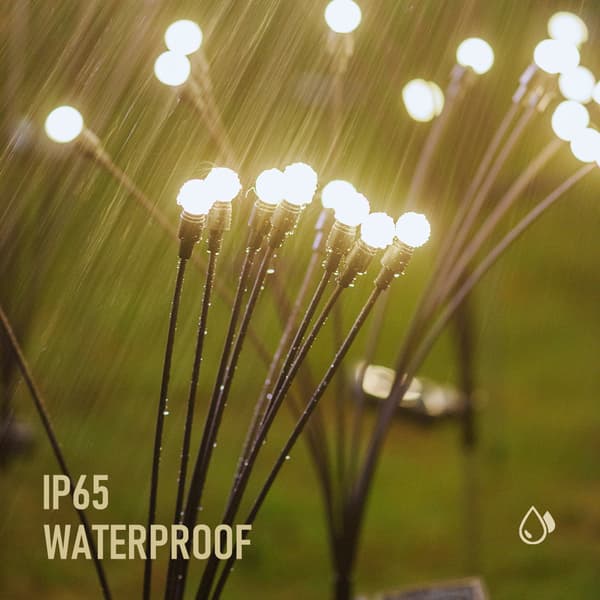 INF Solar Firefly Lights - 10 varmhvite lysdioder - N1310X3-1 Sort0
