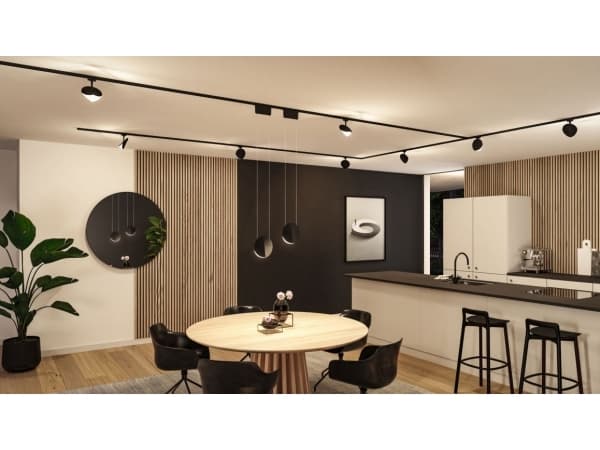 Paulmann Alejandro, Spotlight på skinne, 1 ampuller, LED, 10 W, 800 lm, Sort