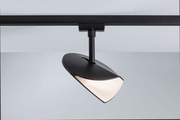 Paulmann Alejandro, Spotlight på skinne, 1 ampuller, LED, 10 W, 800 lm, Sort