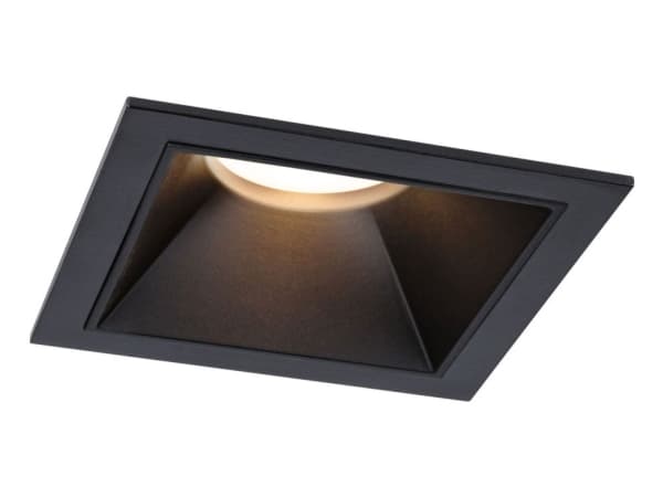 Paulmann Cole, Nedtryckbar spotlight, 3 lampor, LED, 2700 K, 470 LM, Svart