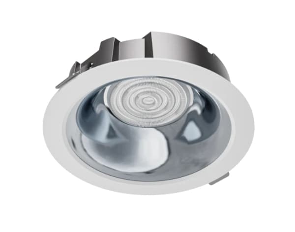 OPPLE Lighting Performer G2 MW, Innsunket spotlight, Ikke-utskiftbare pærer, 1 ampuller, LED, 12 W, 6500 K Hvit