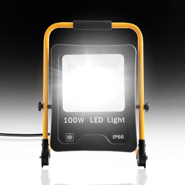 UTOMHUSPROJEKTOR - LARS360 - 100W - Vattentät IP66 - Kallvit - Bright 8500LM